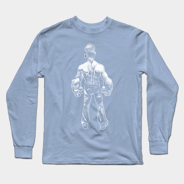 Popeye Ripped Long Sleeve T-Shirt by Danispolez_illustrations